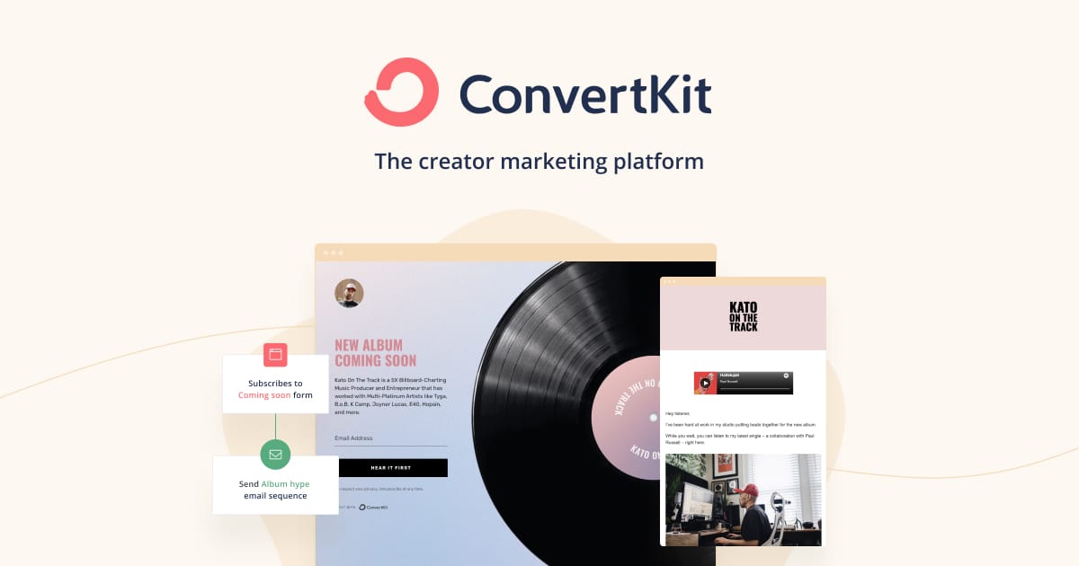 Marketing automation tools ConvertKit