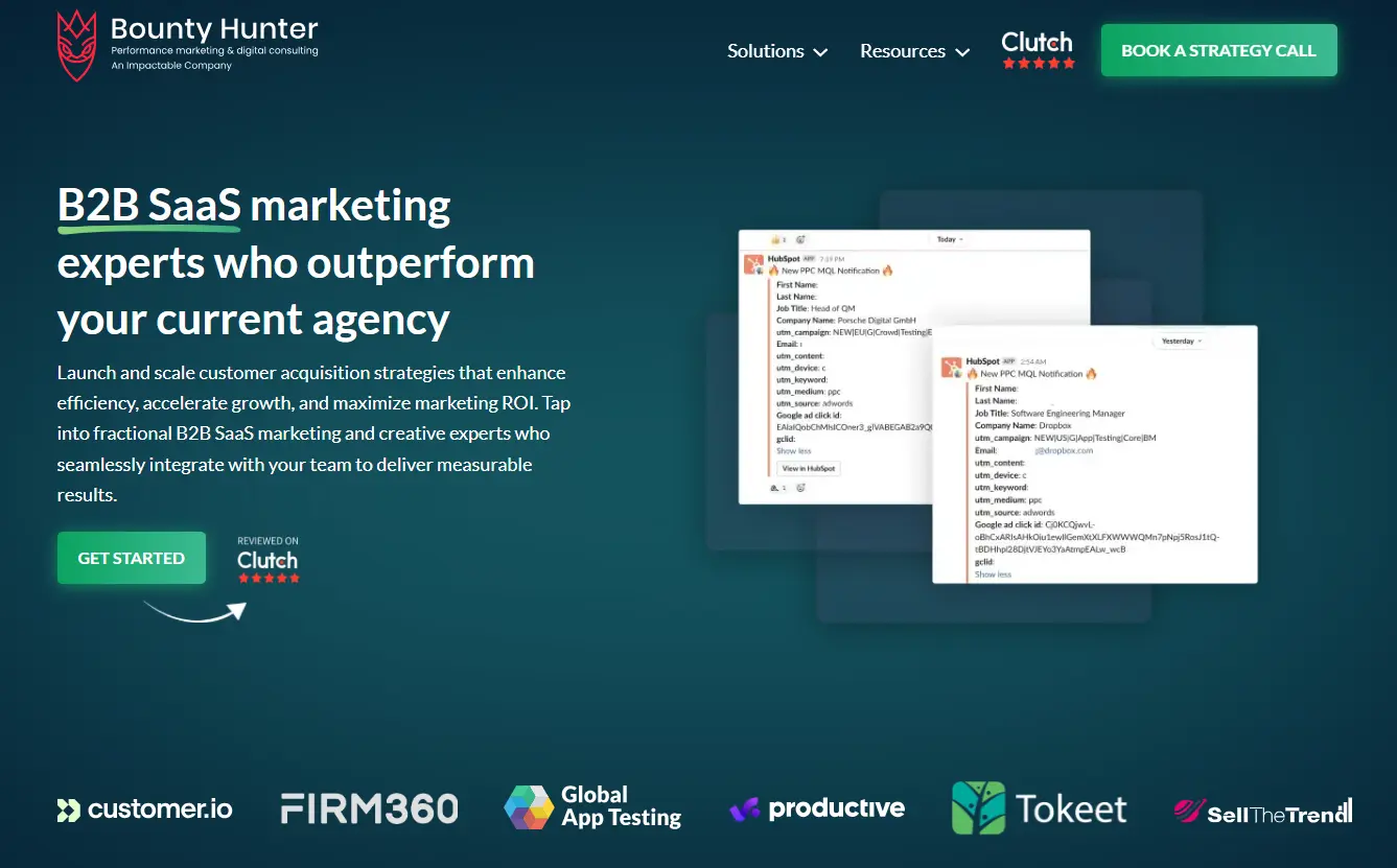 Bounty Hunter SaaS ppc agency